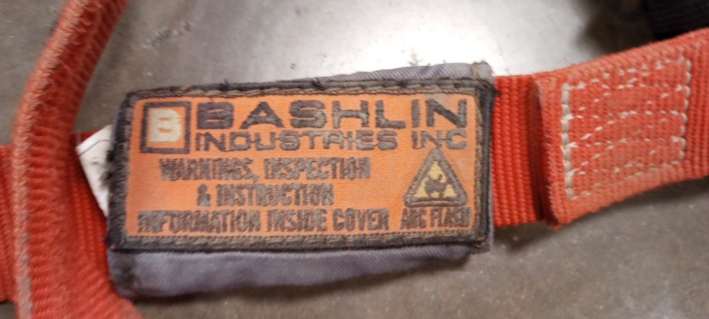 USED Bashlin Body Harness HEIGHT 5'8- 6.3"