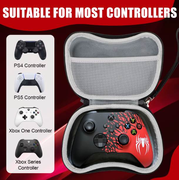 Limited Edition Spider-Man Carrying Case PS5 Controller Holder EVA Hard Shell