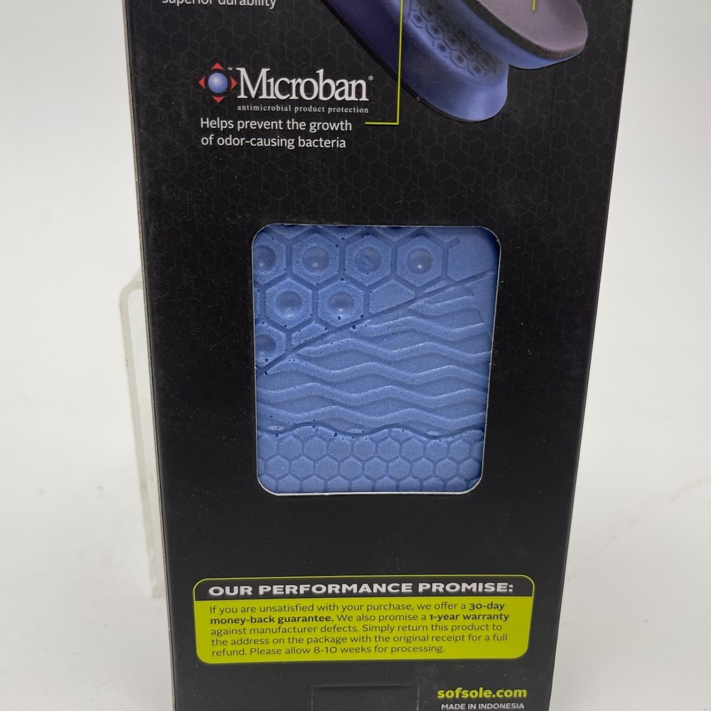 SofSole Memory Insole Moldable Womens size 5-7.5 Arch Support Cushioning