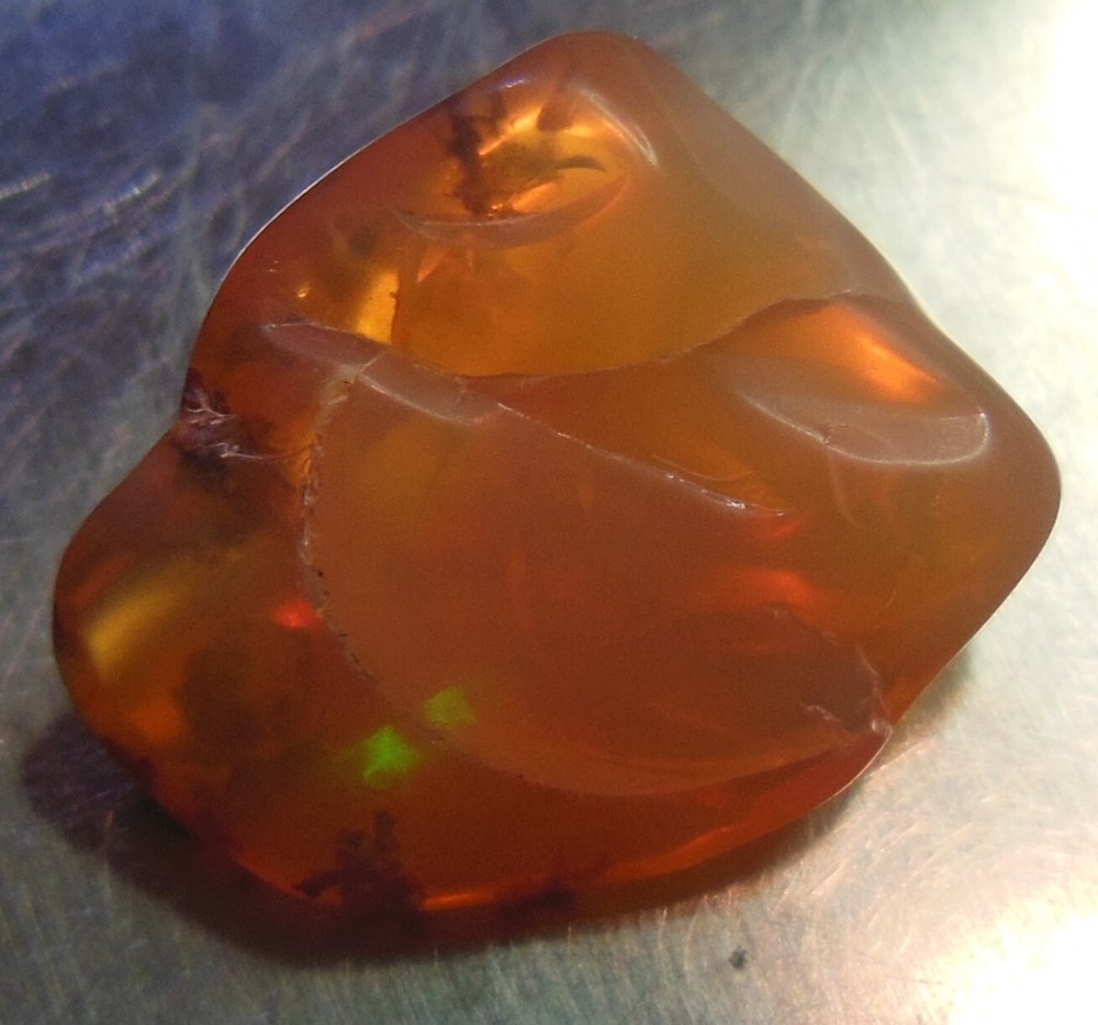 Mexican Fire Opal, 6.10ct Gemstone 17x13x6mm