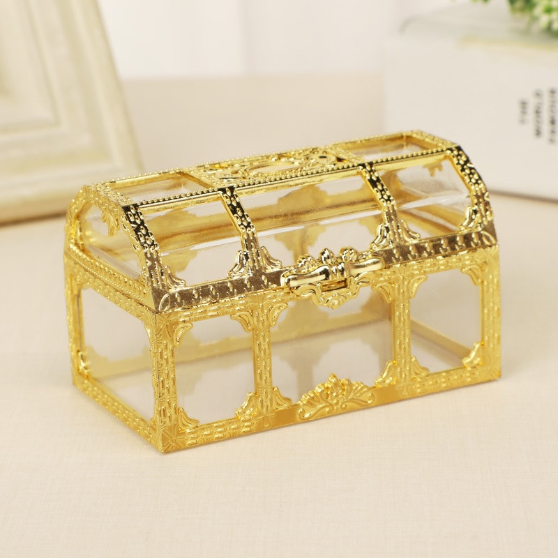 Vintage Golden Chest See-Through