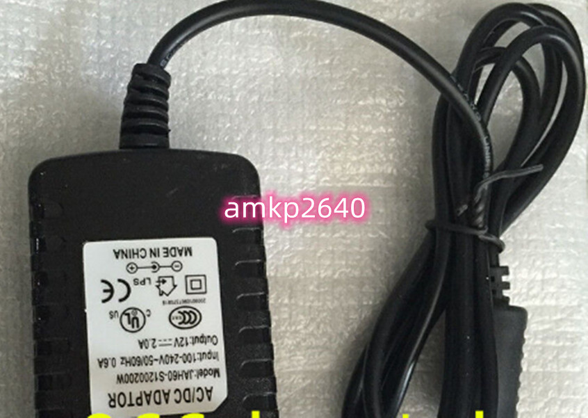 For AC Adapter Model JAH60-S1200200W Output 12V 2.0A #am