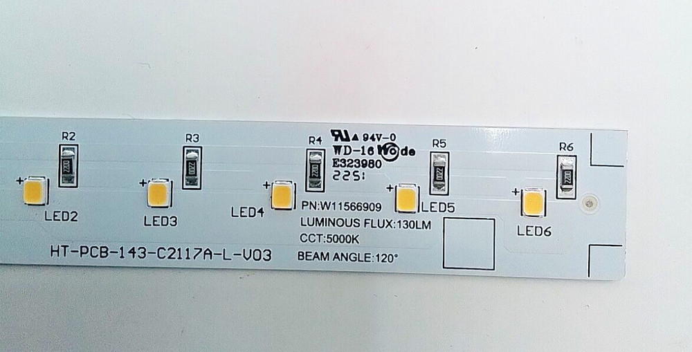 MAYTAG MICROWAVE LED LIGHT Part # W11662697
