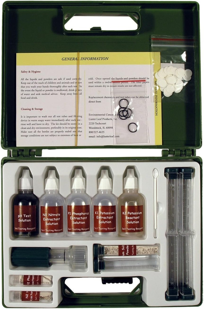 Products 1663 80 Professional Soil Test Kit, Green