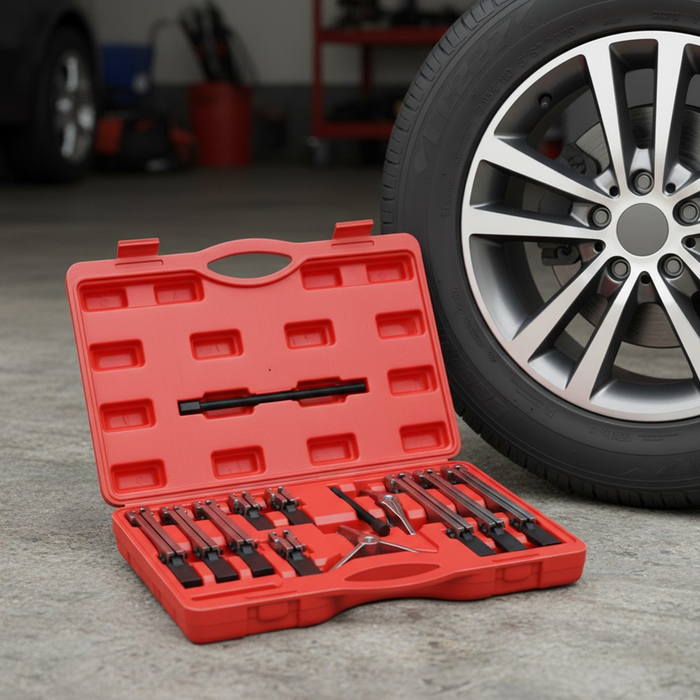 2&3 Jaw Bearing Remover Set, 13pcs Multi-combination Puller Kit With Storage Box