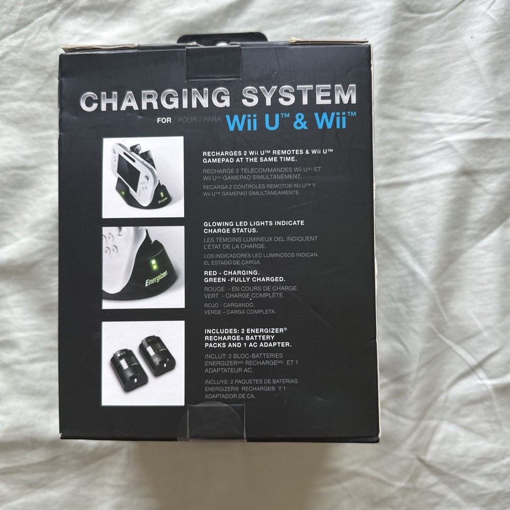 Wii Energizer 3x Charging System PL-8507 *SEALED