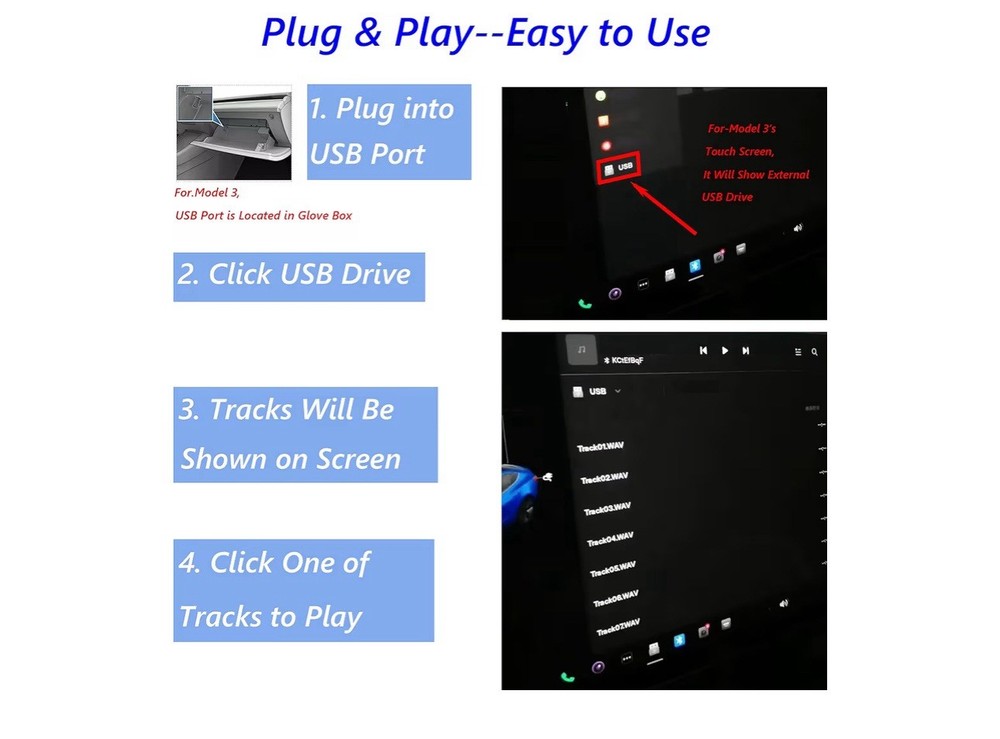 Jupiter USB CD Player for Car Auto, Portable External CD DVD Player, USB Plug...