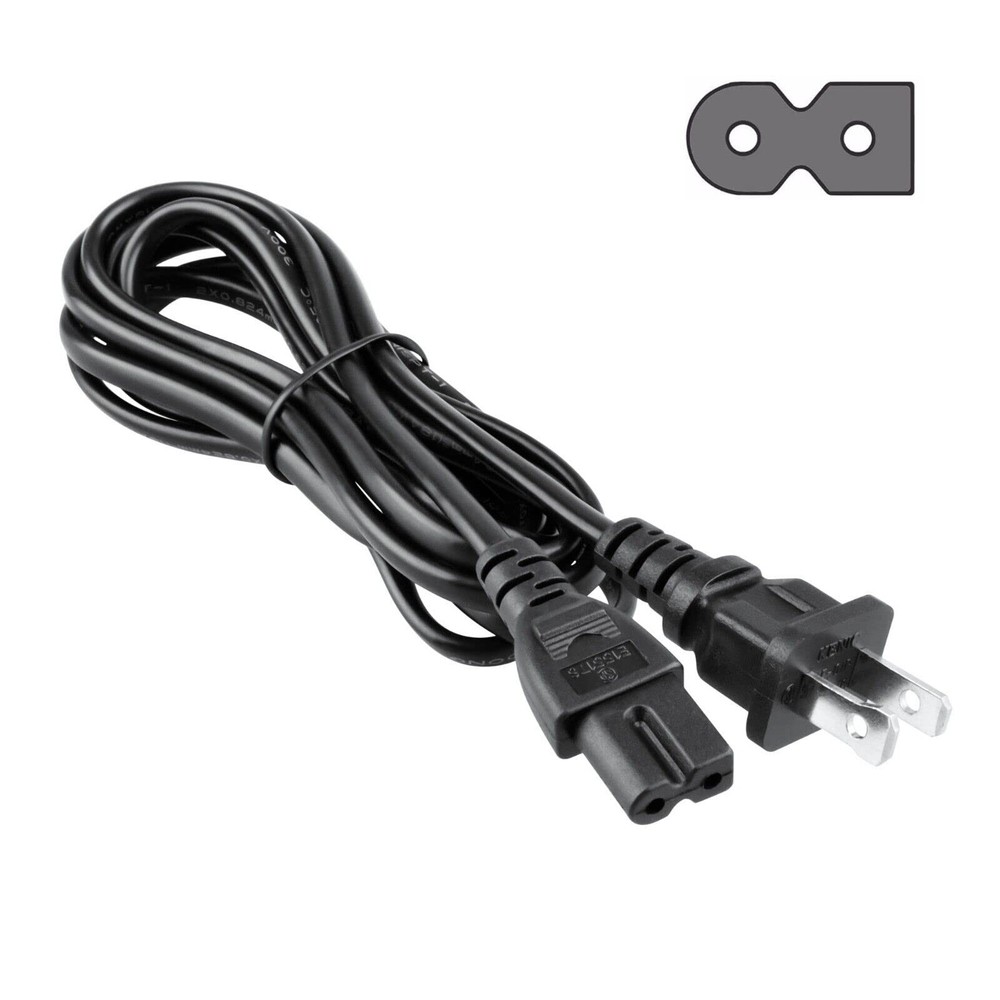 Power Cable Cord for JVC FS-2000 FS-2000GD FS-2000GD Polarized US Plug