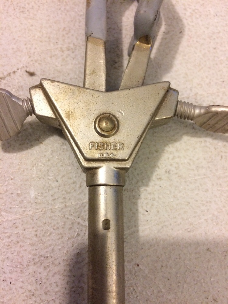 5 ASSORTED SCIENTIFIC LABORATORY CLAMPS STEAMPUNK