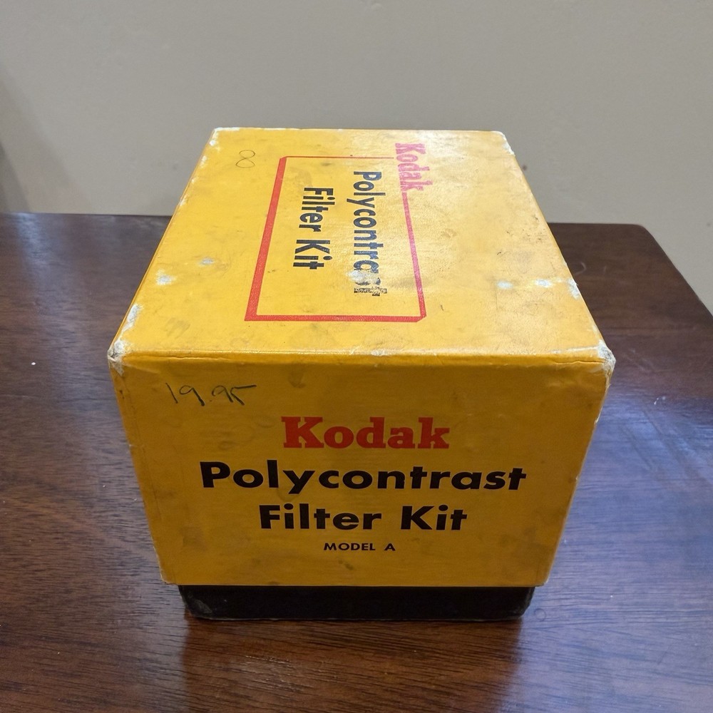 Kodak Polycontrast Filter Kit Model A for Black & White Film Processing