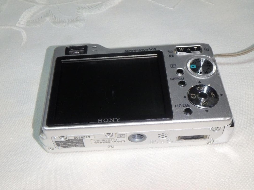 SONY Cyber-shot DSC-W80 Digital Camera Tested Flash Playback Working