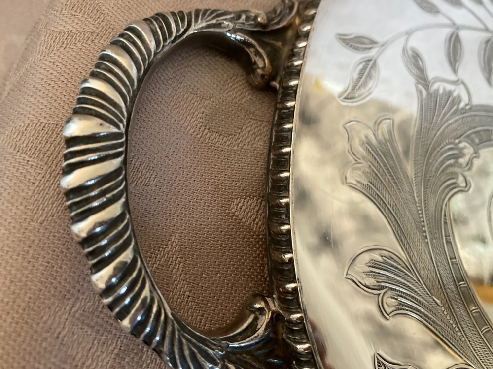 cooper brothers large silver plated tray