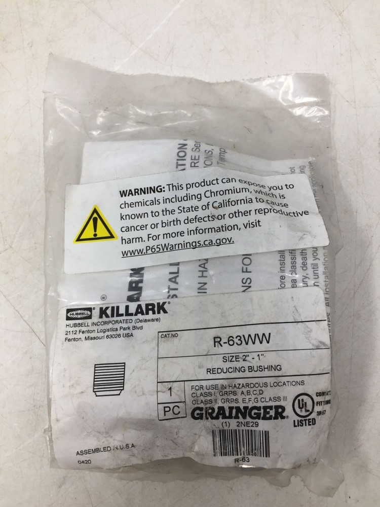 Killark R-63WW Size 2" - 1" Reducing Bushing