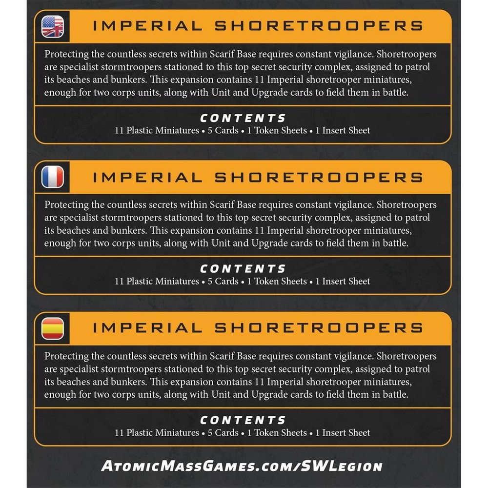 Star Wars: Legion Imperial Shoretroopers