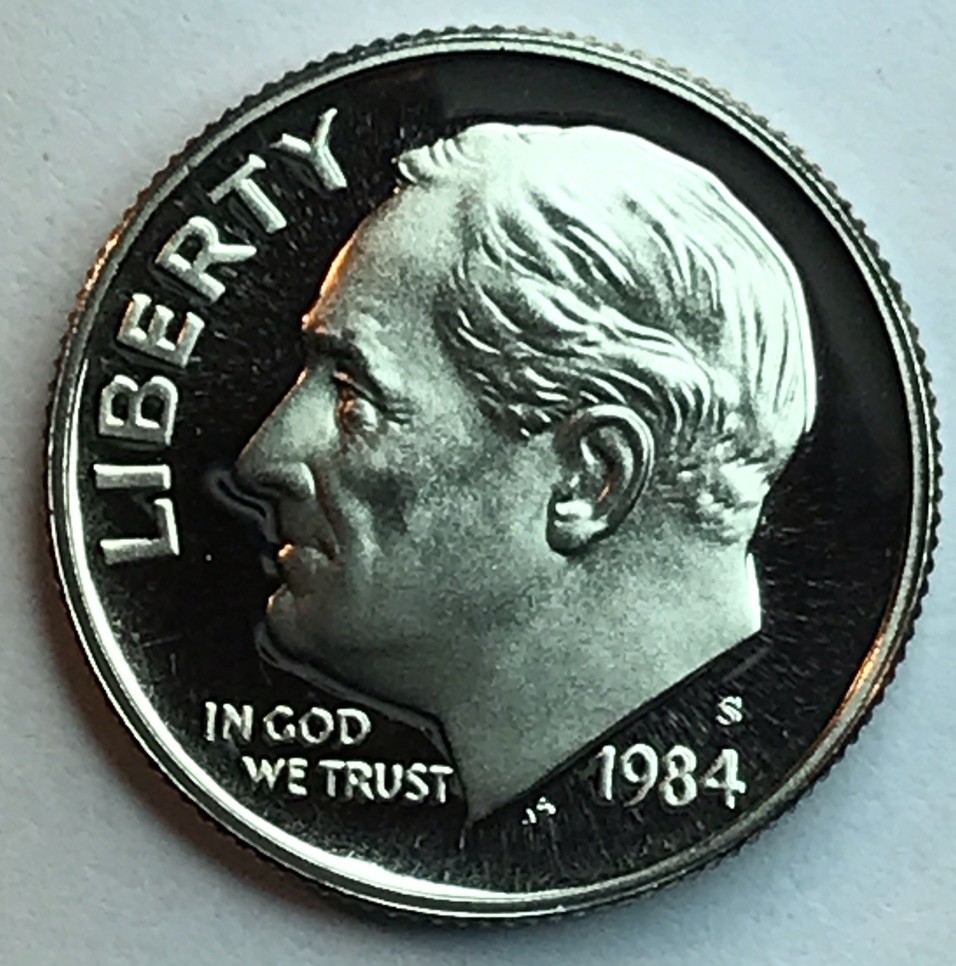 1984-S PROOF ROOSEVELT DIME