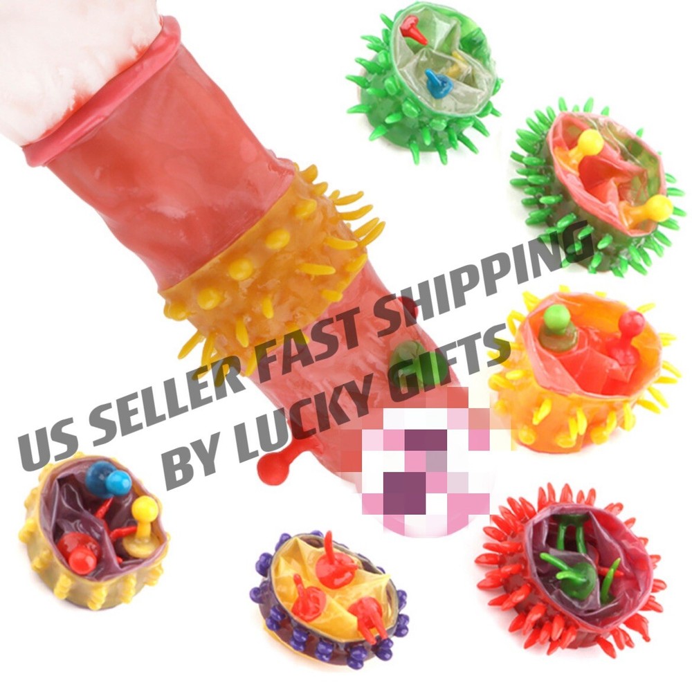 24pc Sensitive Orgasm Thin Latex Condoms Dotted Ribbed Stimulate Vaginal fast🧳