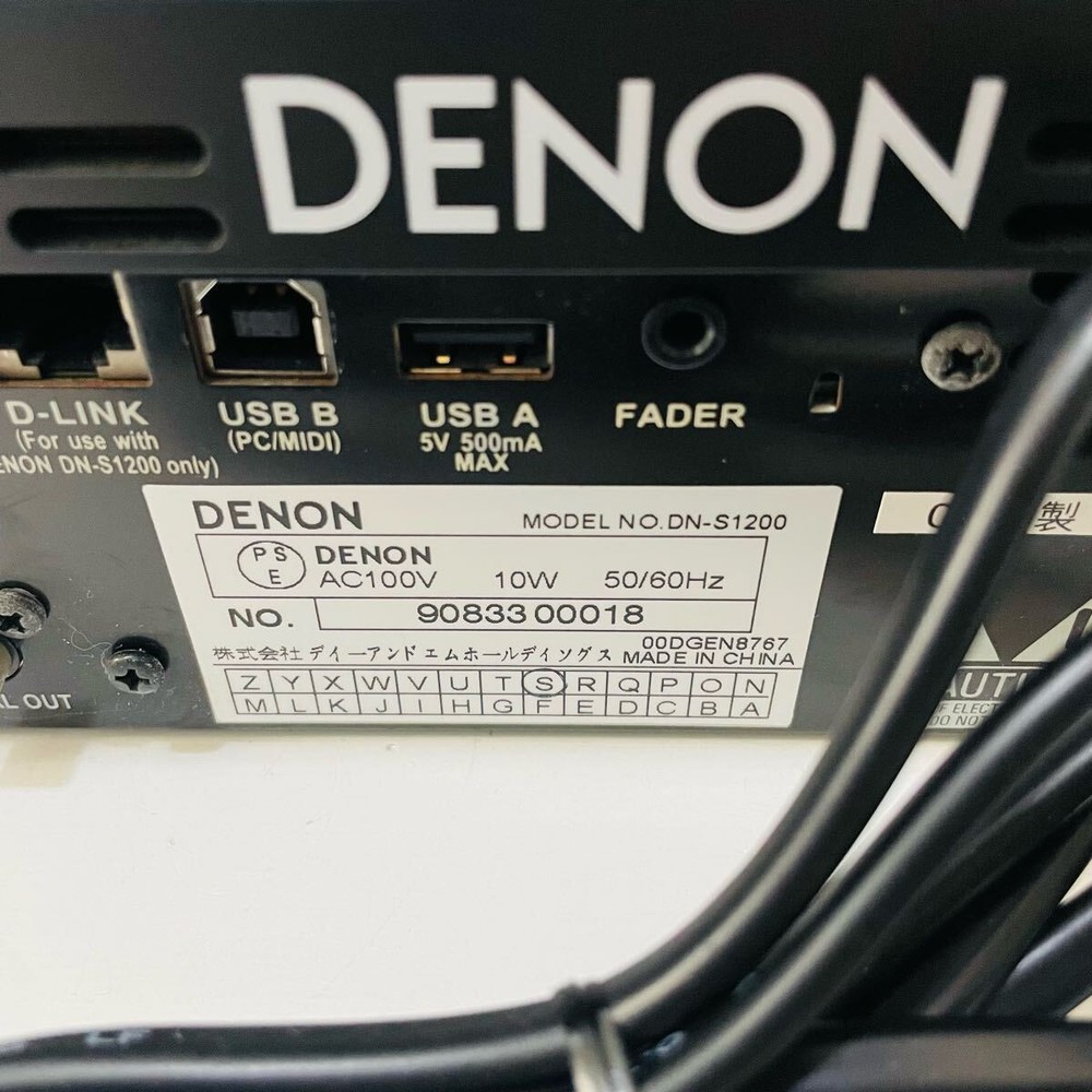 DENON DN-S1200 DJ Media Player CD USB MIDI Controller Working with Original Box