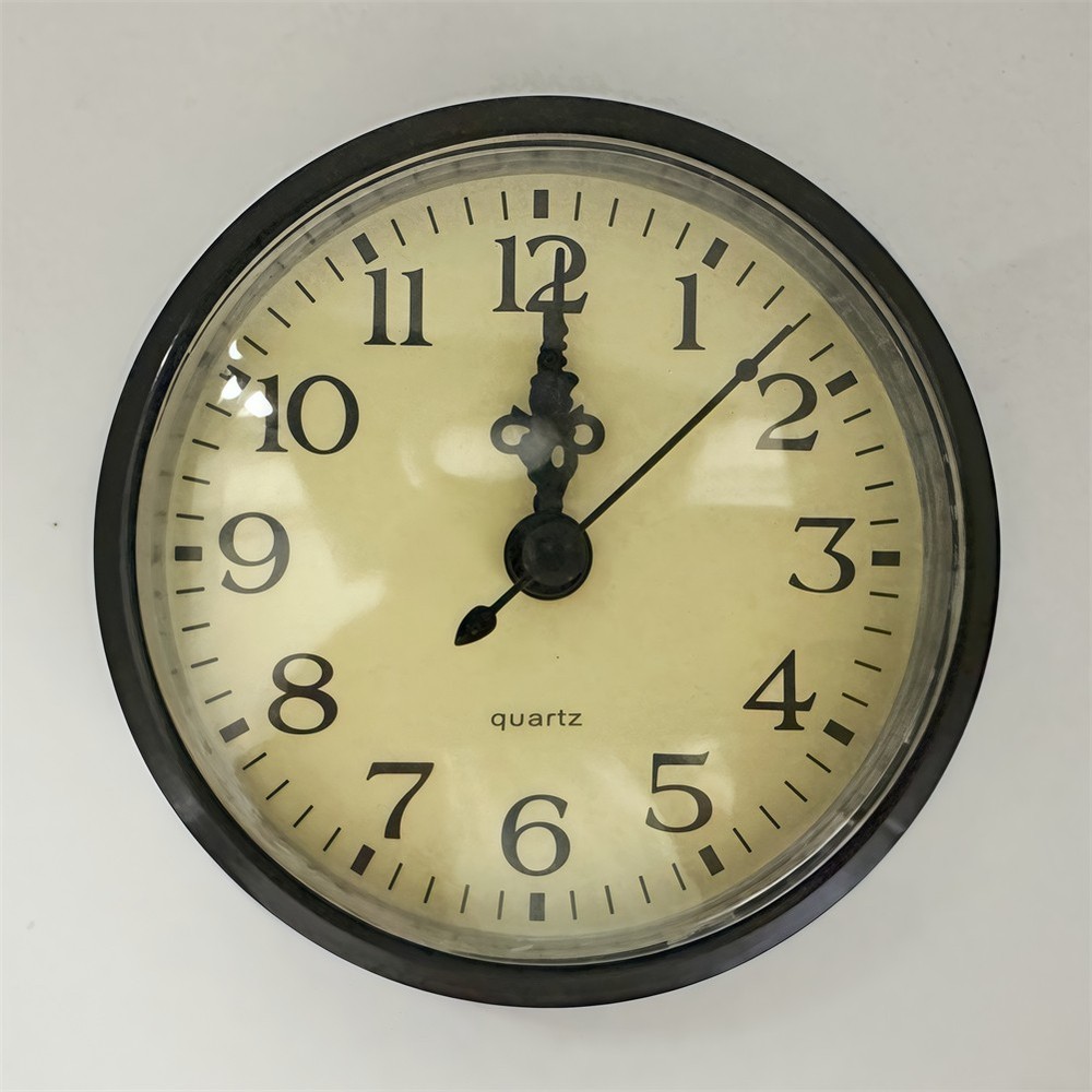 Silent Movement Quartz Clock Insert with Arabic Numbers for DIY Crafting