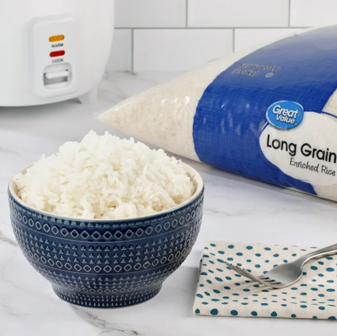(3 pack) Great Value Long Grain Enriched Rice, 20 lb