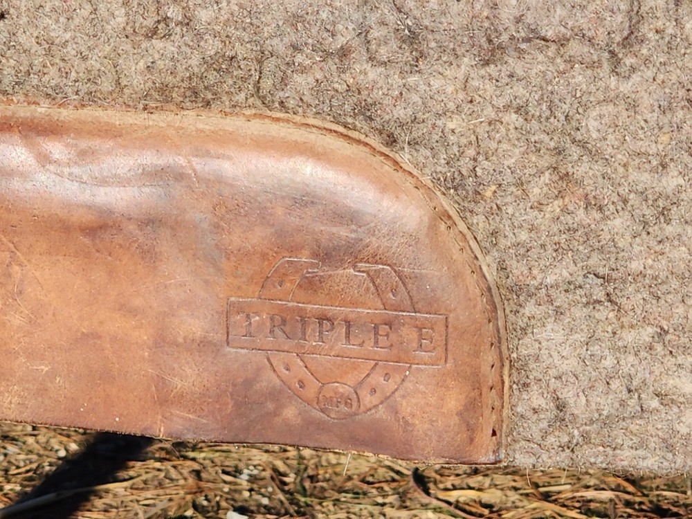 Triple E Thick Felt Contour Western Saddle Pad 31 X 31