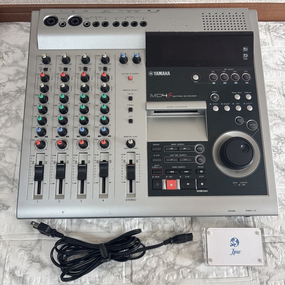 Yamaha MD4S Multitrack Minidisc Recorder 4 Track mixing