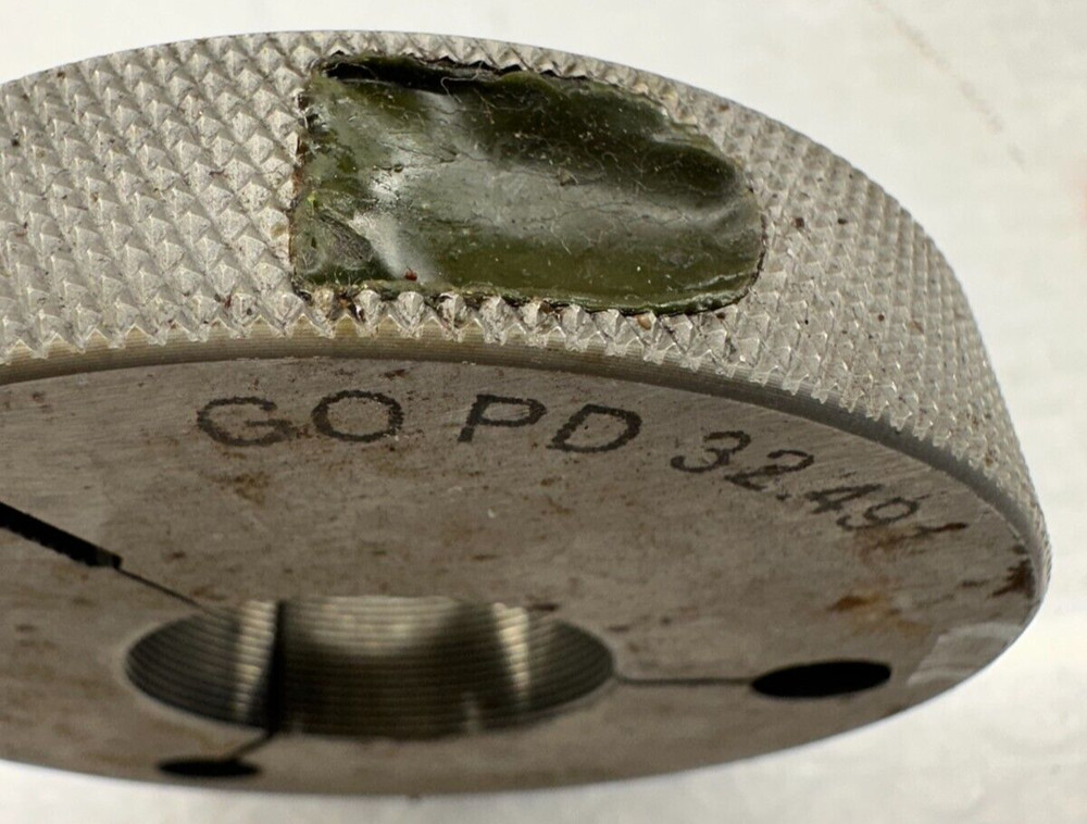 VTG Thread Ring Gage GO PD 32.491