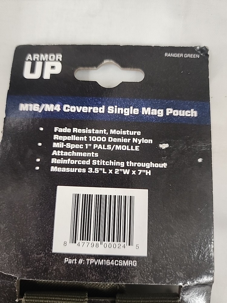 Armor Express Single Mag Pouch Ranger Green