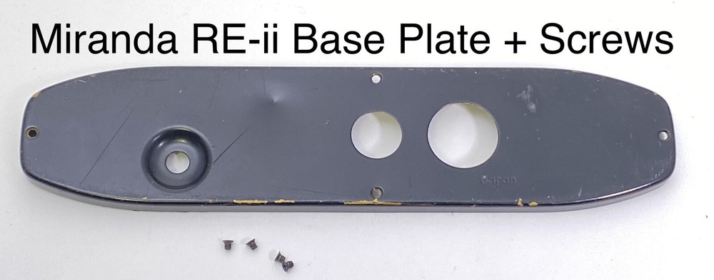 OEM Miranda RE-ii Base Plate w/ Screws Replacement Part
