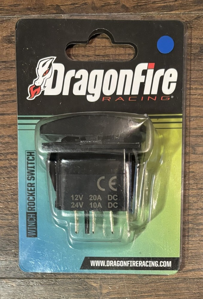 Dragonfire Winch In / Out Switch- Blue 521373 New