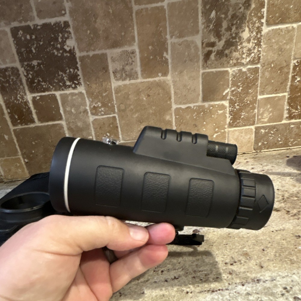 40x60 Compact Monocular 60mm Black with Case