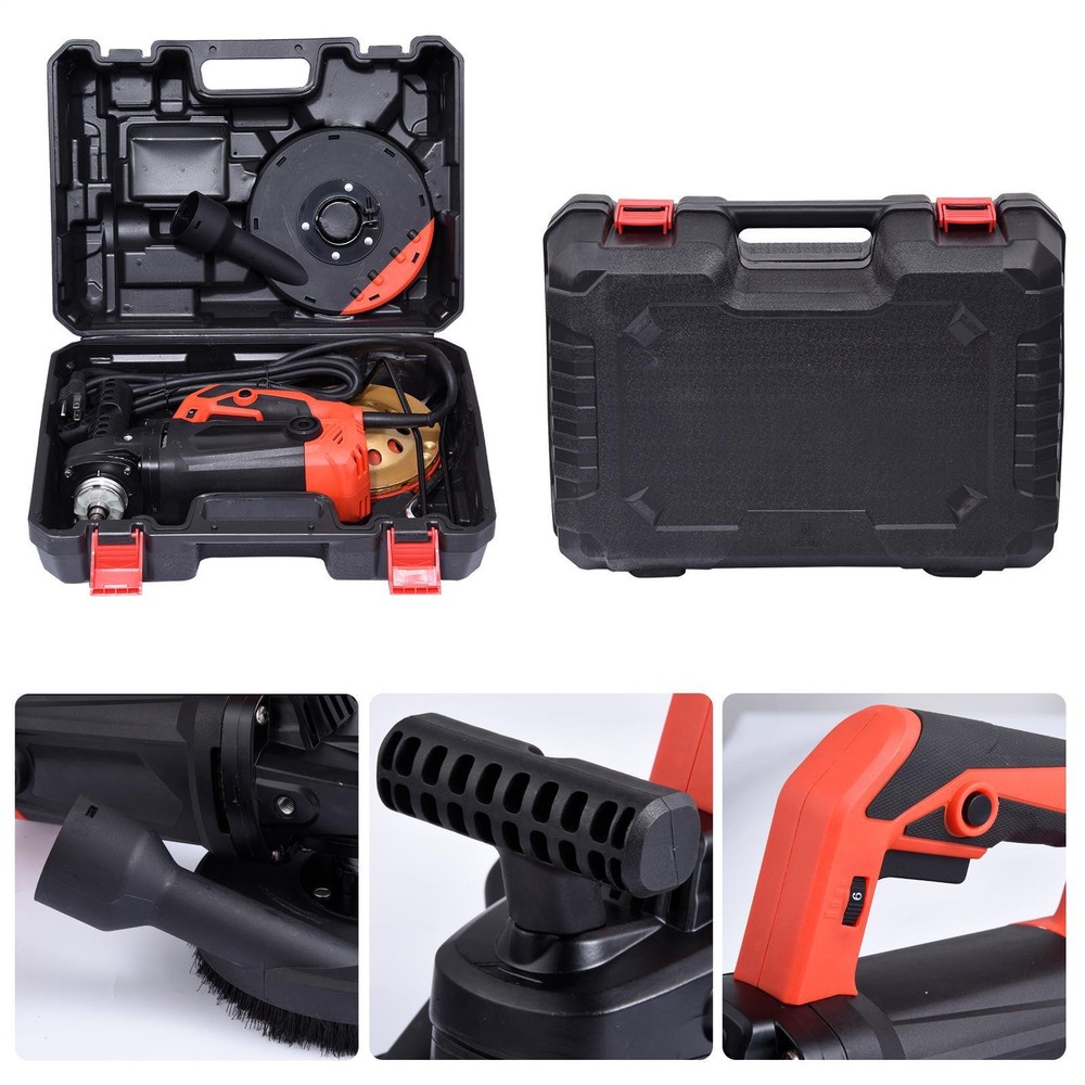 2200W Concrete Floor Grinder 7" Wall Rough Grinder Roughing Machine US Plug--