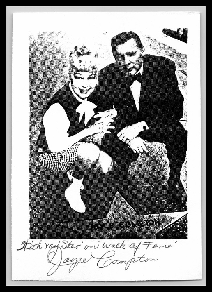Joyce Compton - Actress - 3x5 Paper Copy - Signed / Autograph Live & Real