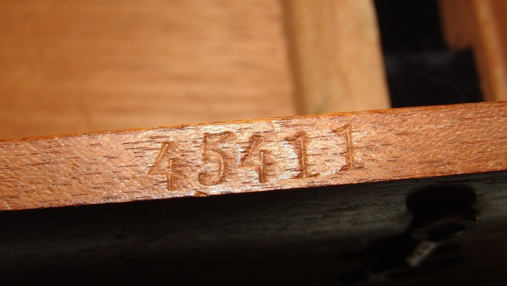 rare antique brass Microscope № 45411, original box