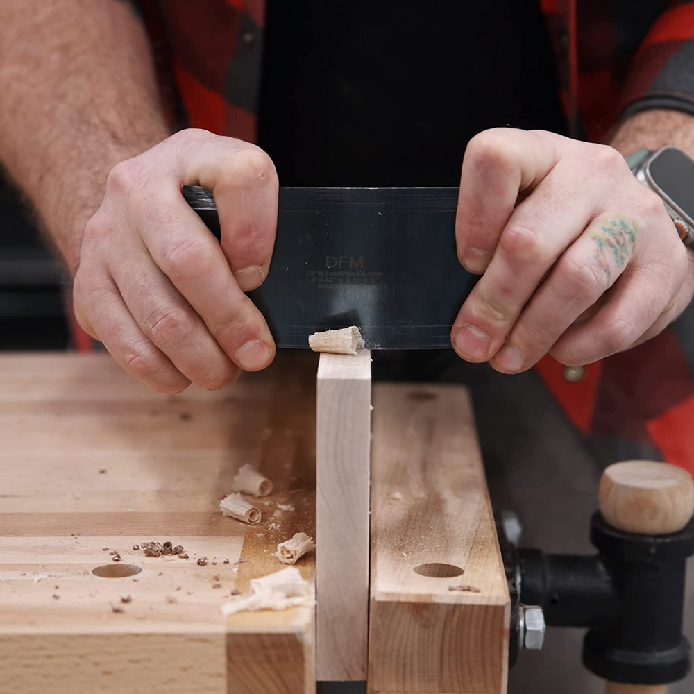 Rectangle Card Scraper - Precision Cabinet Multi-Use Scraper for Woodworking, Wo