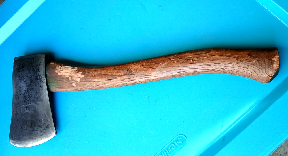Vintage PLUMB Small Hatchet Camp Axe Original Handle