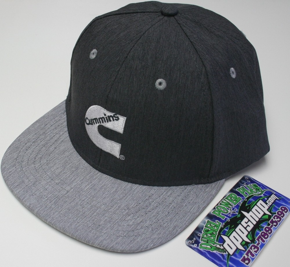 Cummins trucker winter solid cummings hat ball cap flatbill snap back flat bill