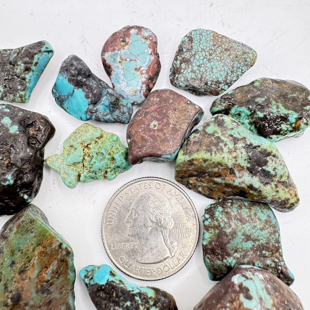 Mixed Stabilized Hubei Turquoise 76 Grams