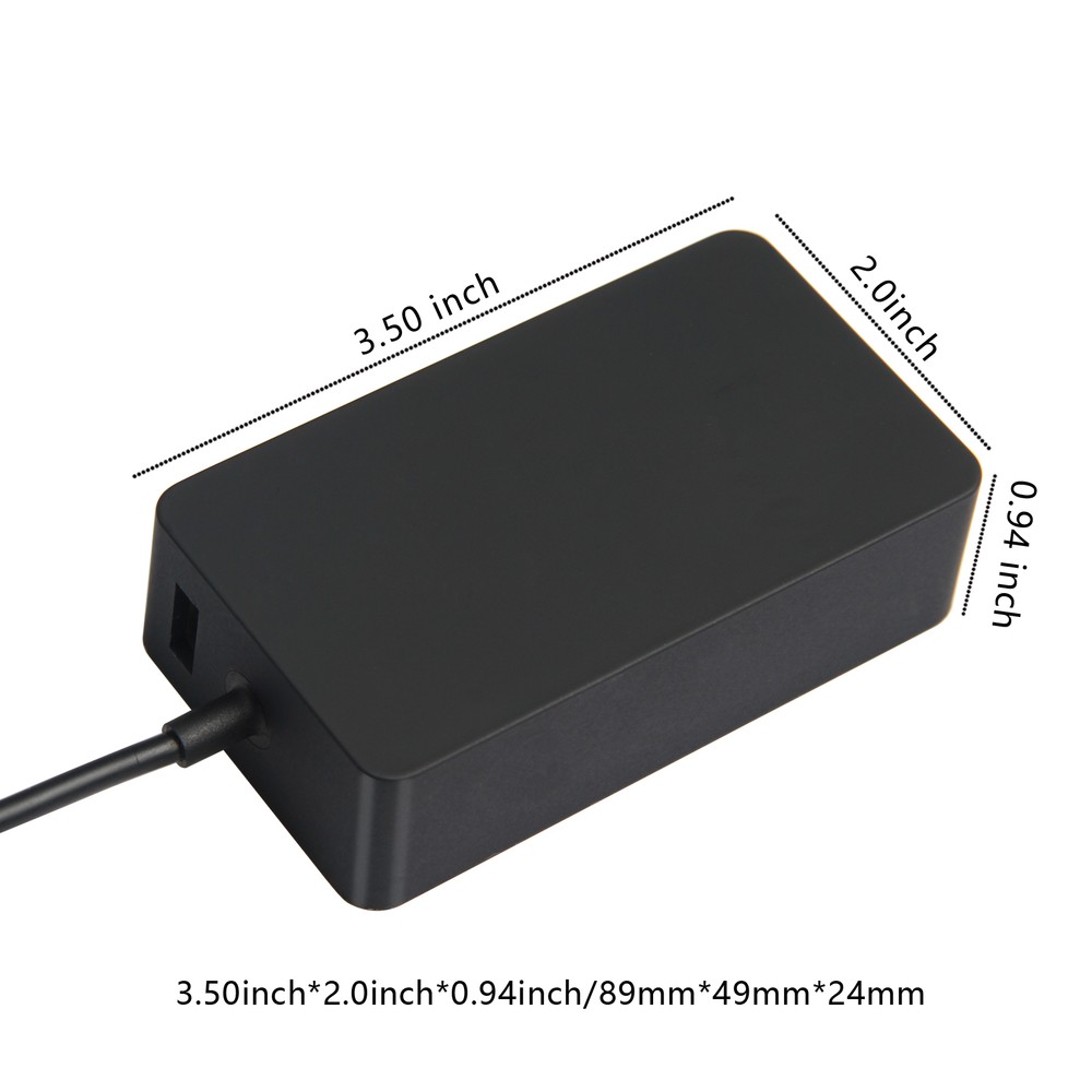 Surface Pro 2 Power Supply Adapter 48W Compatible Microsoft Surface Pro 1 RT RT2
