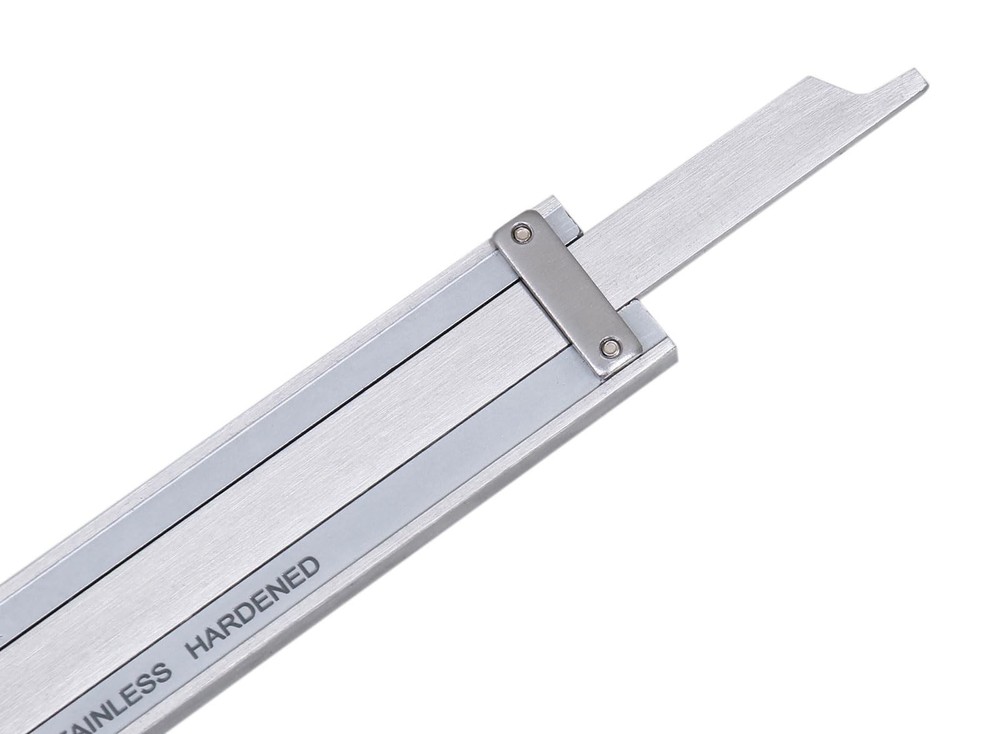 0-6" x 0.001" (Range x Resolution) Dial Caliper, Black Red Needle, Stainless ...