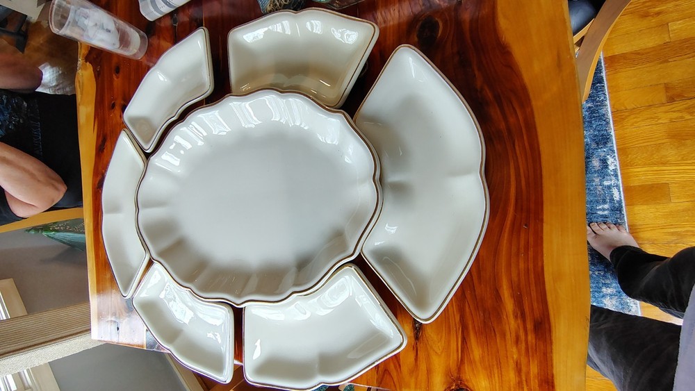 Vintage Culinary Essentials CWC Italy Platter Serving Set 7 pieces