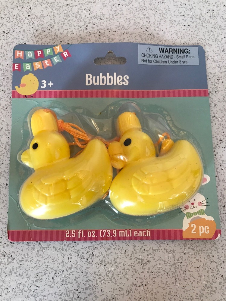 2 Pc Easter Duck Bubbles