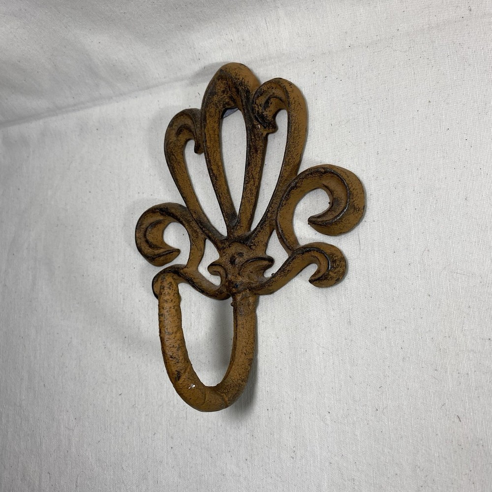 Cast Iron Wall Coat Hook 7”