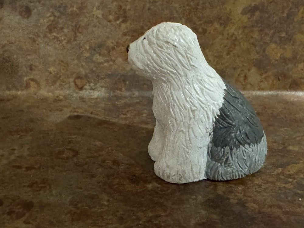 Plastic Toy Sheepdog - small 2-3 in