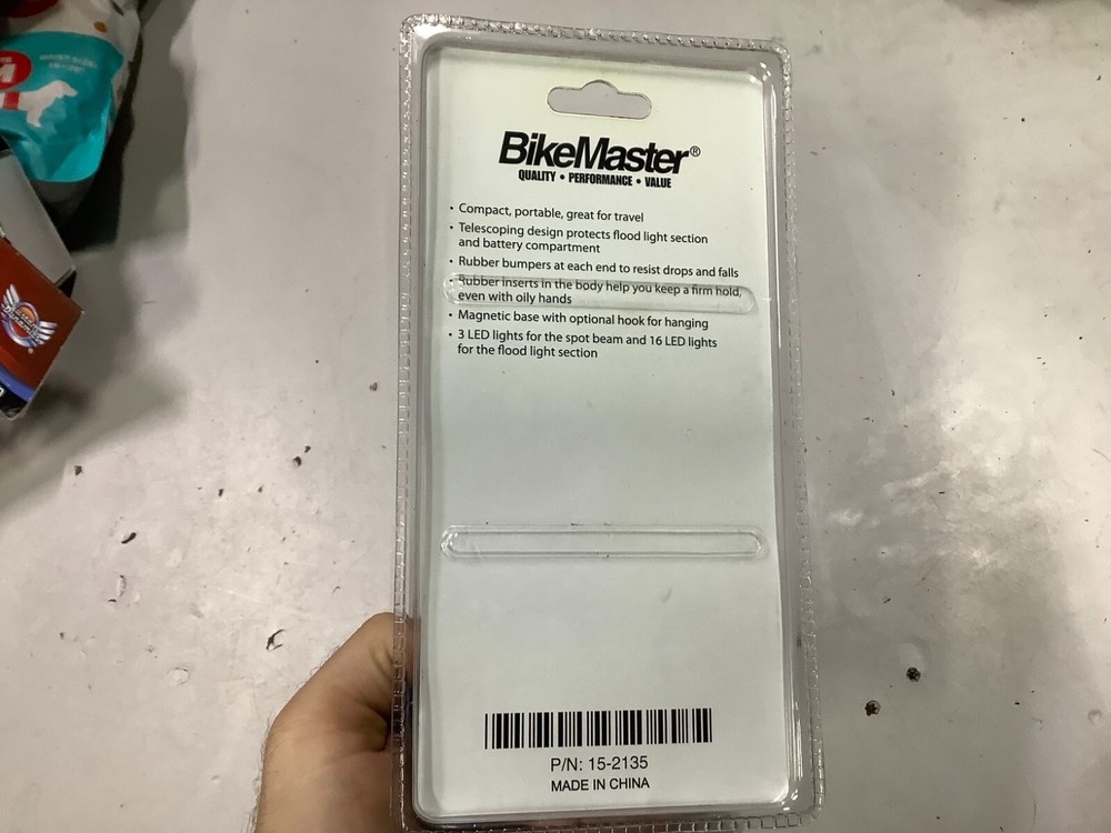 NEW BIKEMASTER COMPACT MAGNETIC LED WORK LIGHT 15-2135
