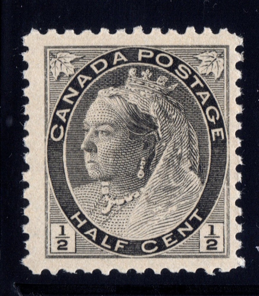 #74 Numeral 1/2c Canada mint never hinged