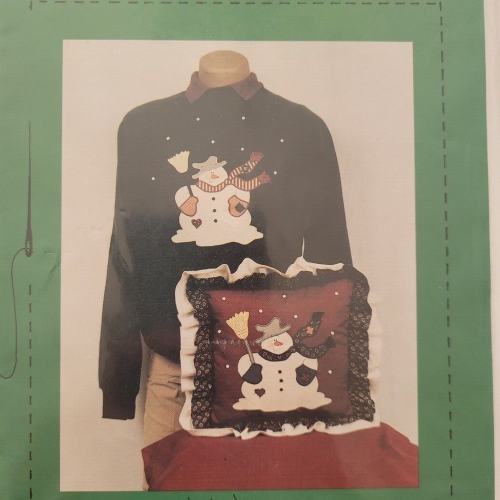 Let It Snow Applique Pattern Appli-Kays #14 Snowmen