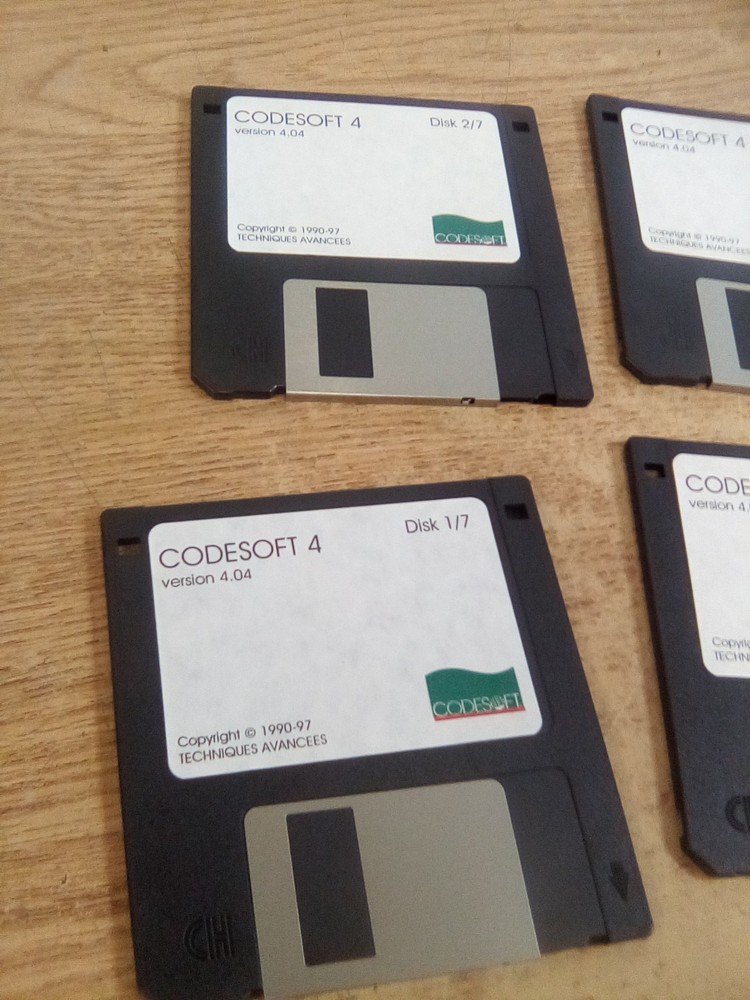 Lot Of 7 Teklynx Codesoft 4 Version 4.04 Barcode Labeling Software