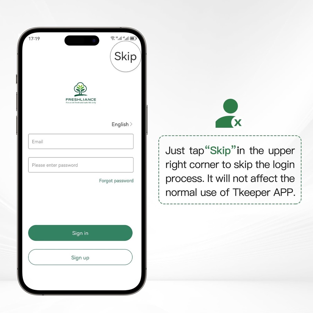 Freshliance Bluetooth Temperature Humidity Data Logger Recorder, 2 PACK