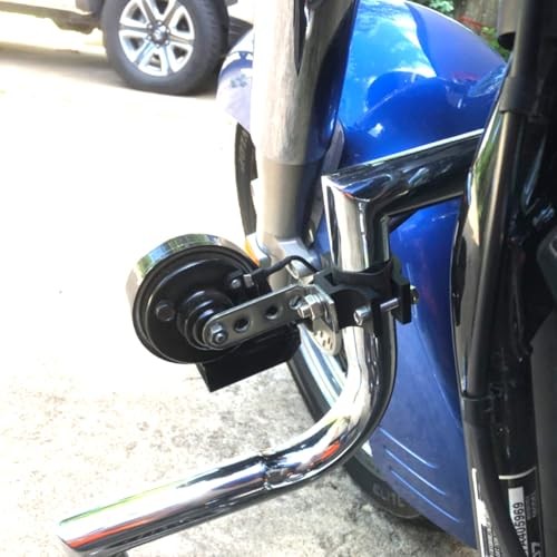 Motorcycle Light Bracket, Adjustable Motorcycle Spotlight Mount Brackets,Turn