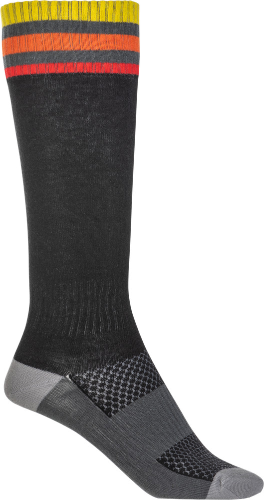 Fly Racing MX Thin Socks Lg/XL Black